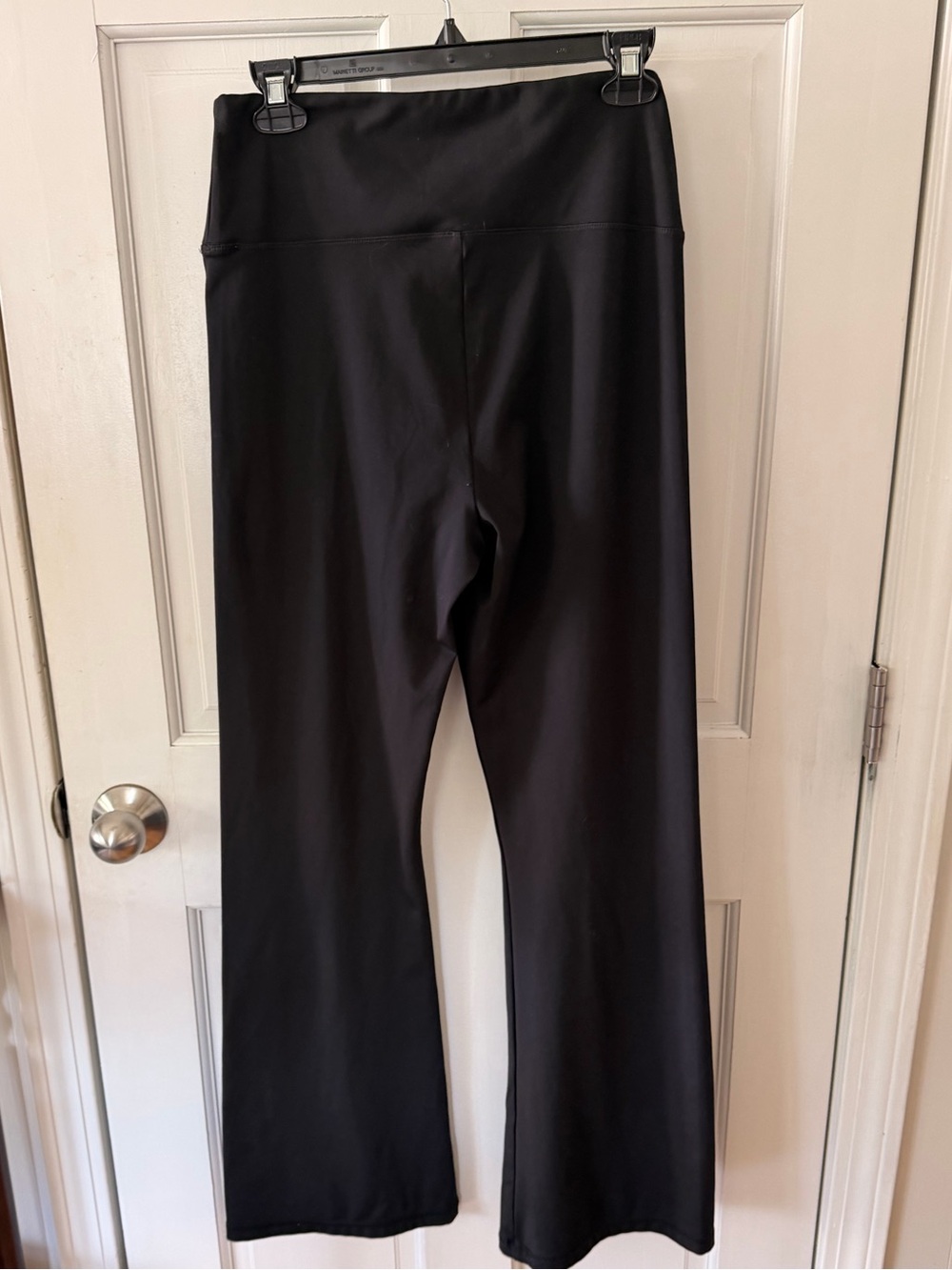 American Eagle The Everything Flare Leggings Black L Regular High Rise